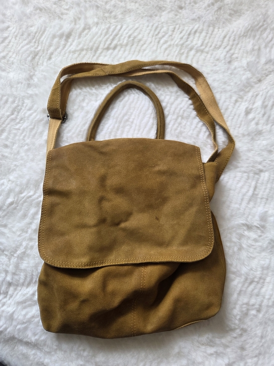 We The Free Suede Crossbody Bag in Chestnut - Picture 6 of 13